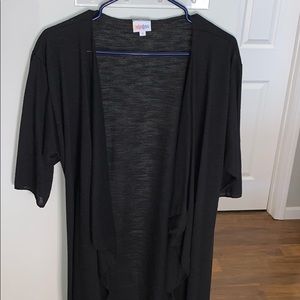 Three-quarter length sleeve duster